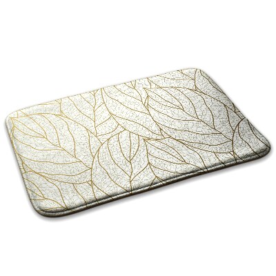 Dywanik do przedpokoju Liście kontury