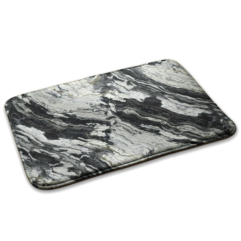 Dywanik do przedpokoju Wzór przypominający marmur