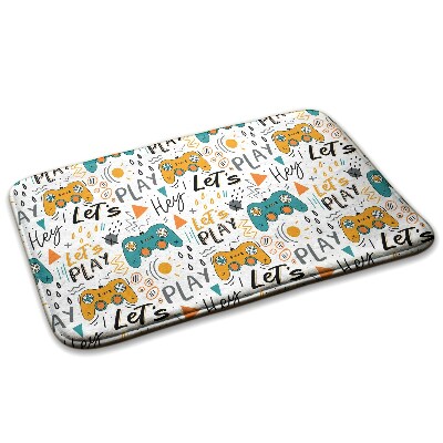 Mały dywanik Kontrolery do gier i napisy