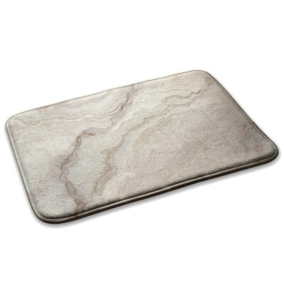 Dywanik kuchenny Marmurowy wzór w odcieniach beżu