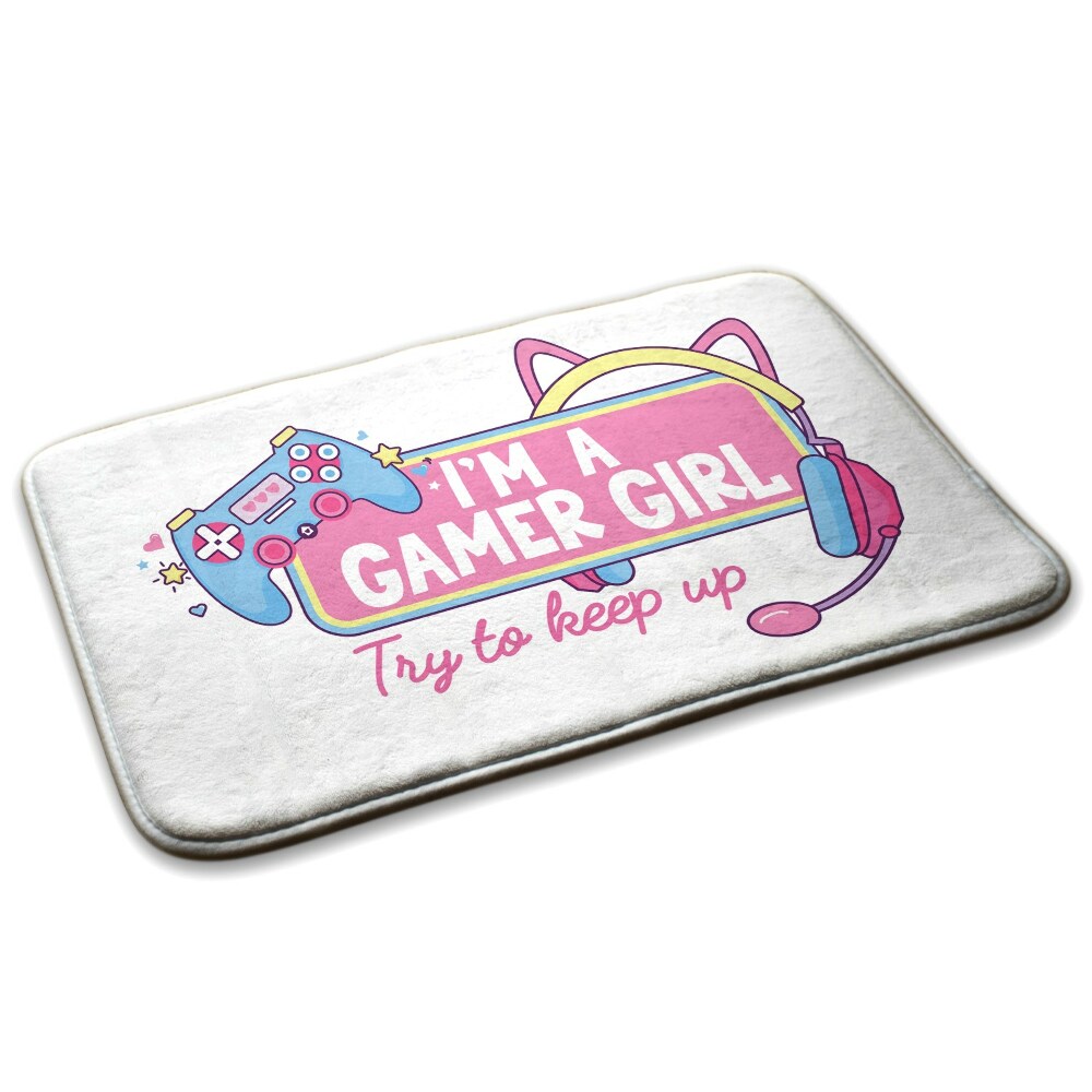 Mały dywanik Gamer girl grafika