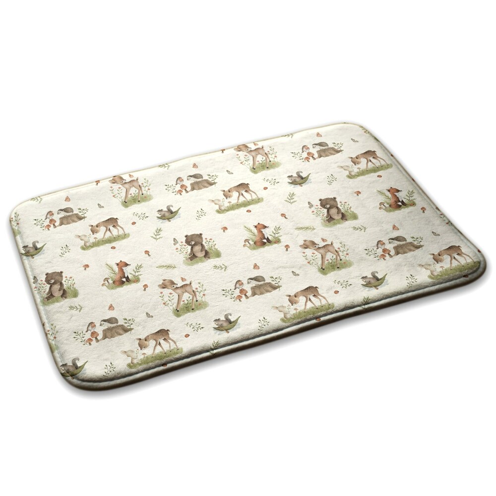 Mały dywanik Leśne zwierzęta i rośliny