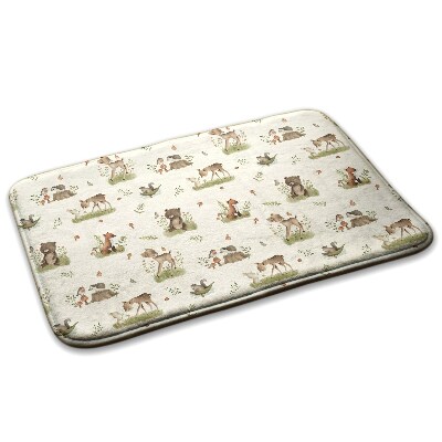 Mały dywanik Leśne zwierzęta i rośliny