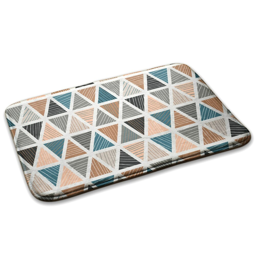 Mały dywanik Trójkąty w geometrycznym wzorze