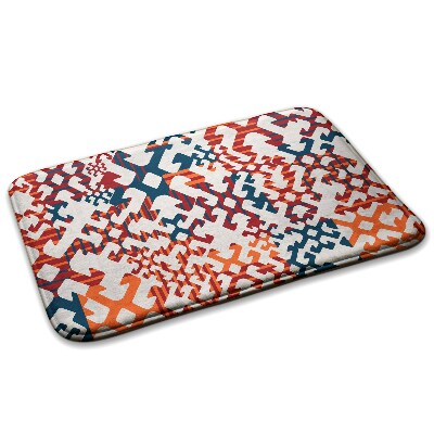 Dywanik do przedpokoju Kolorowe geometryczne kształty w stylu Eschera