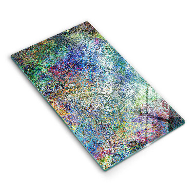 Deska do krojenia Kolorowa abstrakcja linii