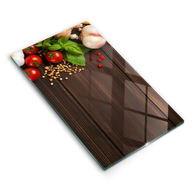 Deska do krojenia Warzywa na stole