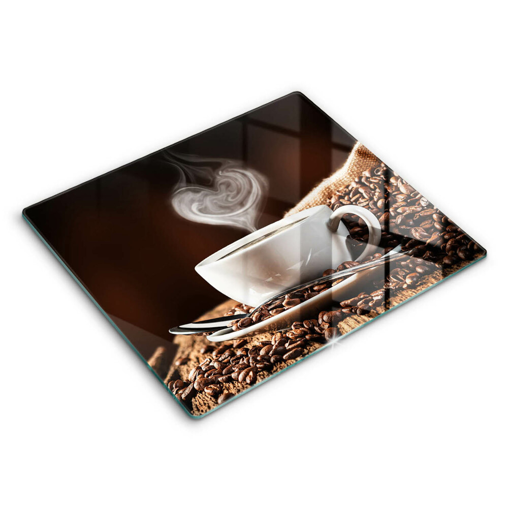 Deska do krojenia 60x52 cm Kawa i filiżanka