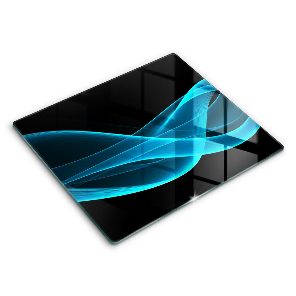 Deska do krojenia 60x52 cm Niebieska abstrakcja