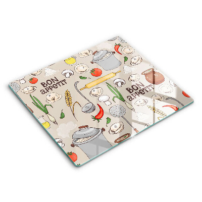 Deska kuchenna 60x52 cm Ilustracja kuchnia