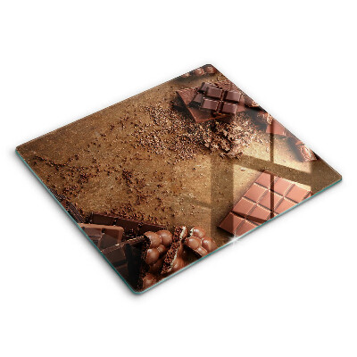 Deska kuchenna 60x52 cm Słodycze czekolada