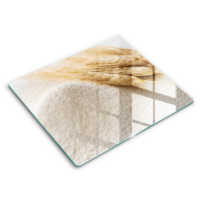 Deska kuchenna 60x52 cm Mąka i kłosy zboża