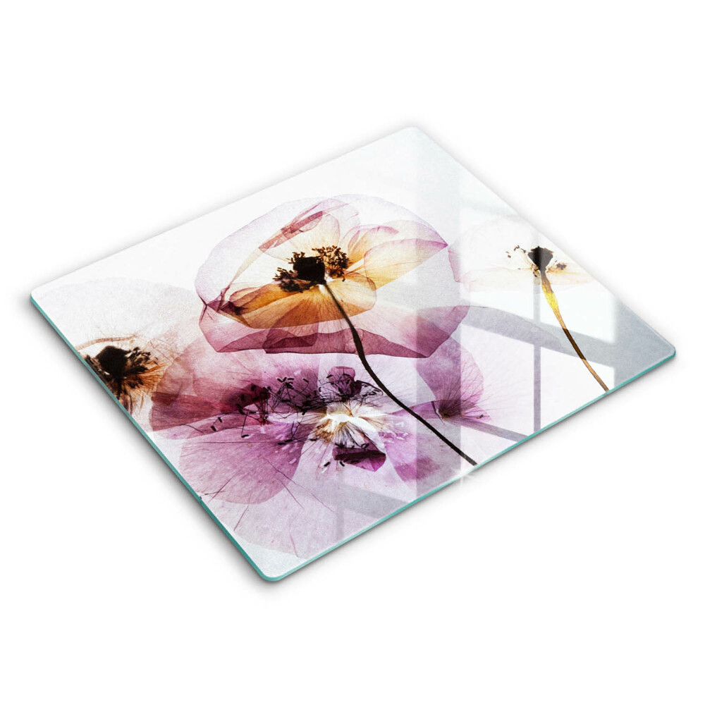 Deska do krojenia 60x52 cm Delikatne kwiaty