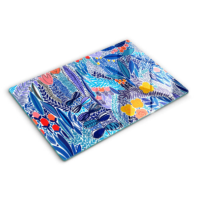 Deska kuchenna 80x52 cm Malowana łąka