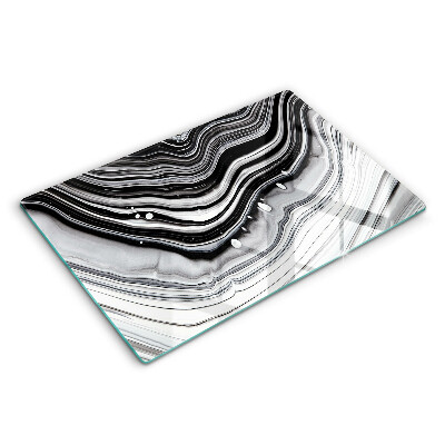 Deska kuchenna 80x52 cm Abstrakcja tusz