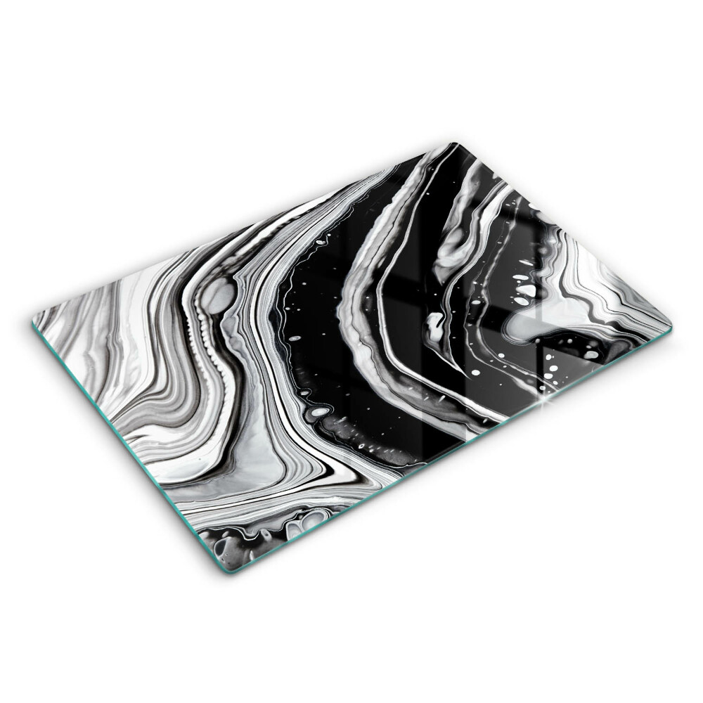 Deska kuchenna 80x52 cm Abstrakcja tusz