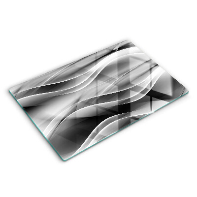 Deska kuchenna 80x52 cm Abstrakcja łagodne linie