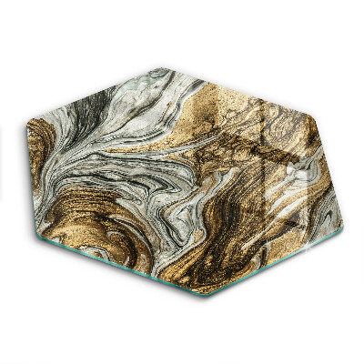 Deska do kuchni sześciokątna Bogata abstrakcja