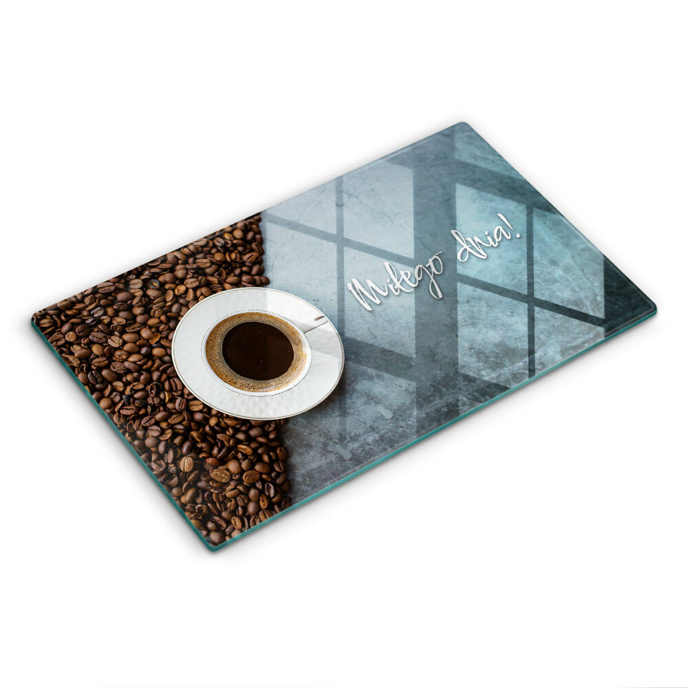 Deska kuchenna Filiżanka kawy, Miłego dnia!