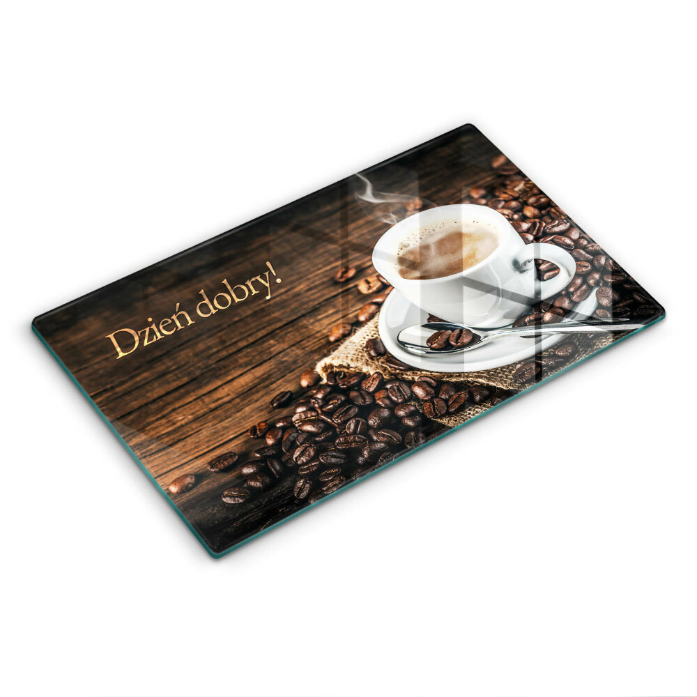 Deska kuchenna Napis: Dzień dobry!