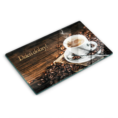 Deska kuchenna Napis: Dzień dobry!