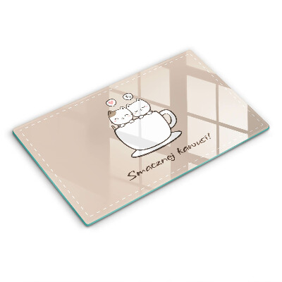 Deska kuchenna Motyw: Smacznej Kawusi