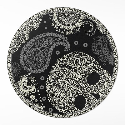 Dywan winylowy okrągły Dekoracyjna czaszka