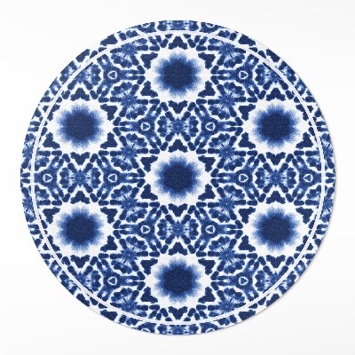 Dywan winylowy okrągły Dekoracyjny grecki wzór mozaiki