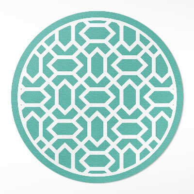 Dywan winylowy okrągły Mozaika nieregularnych kafelków