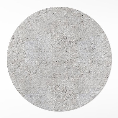 Dywan winylowy okrągły Surowy kamień industrialny beton