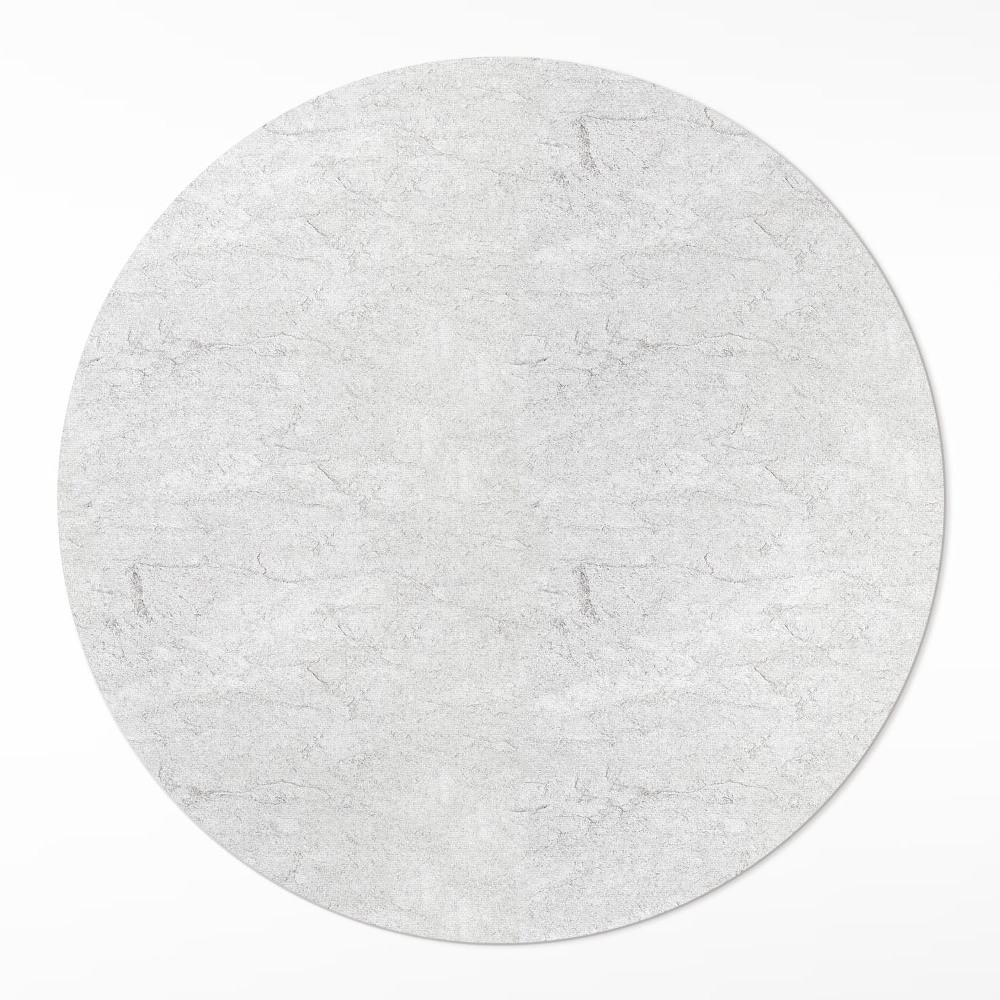 Dywan winylowy okrągły Tekstura betonu jasny kamień