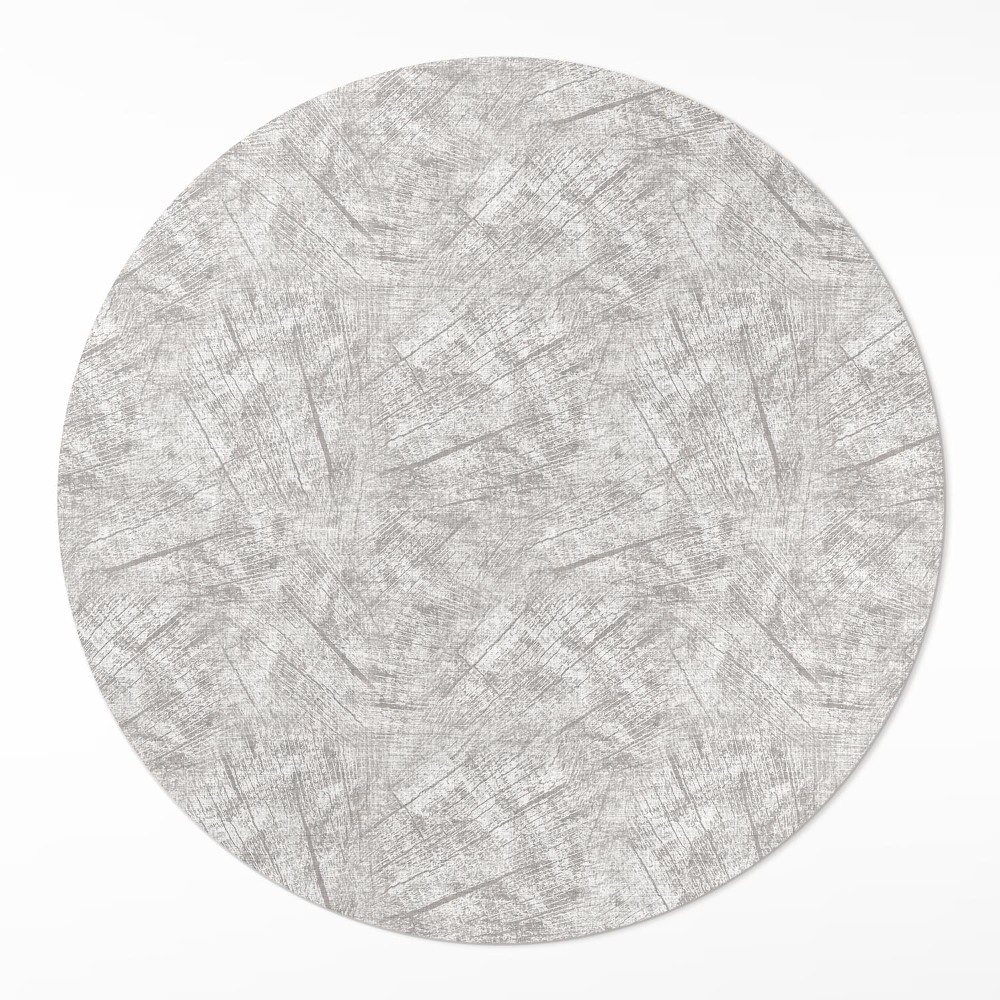 Dywan winylowy okrągły Abstrakcyjny wzór imitacja tkaniny