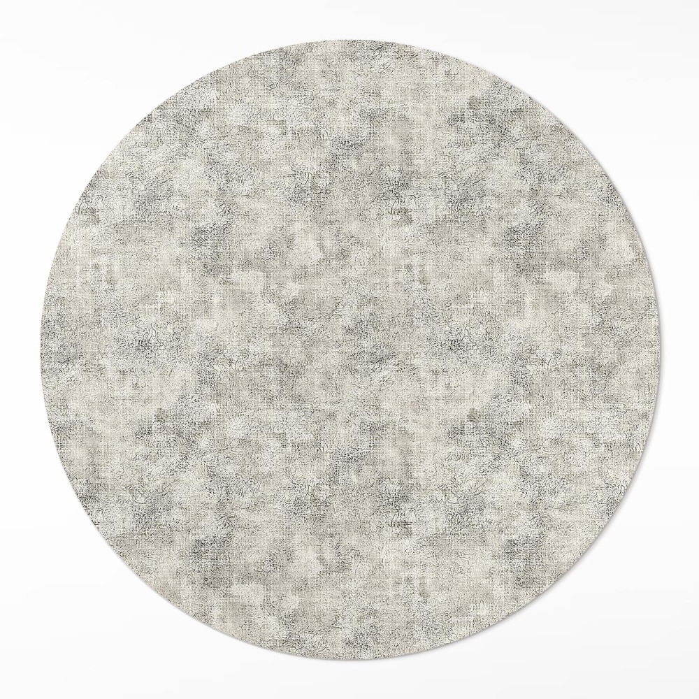 Dywan winylowy okrągły Imitacja tkaniny poplamione tło