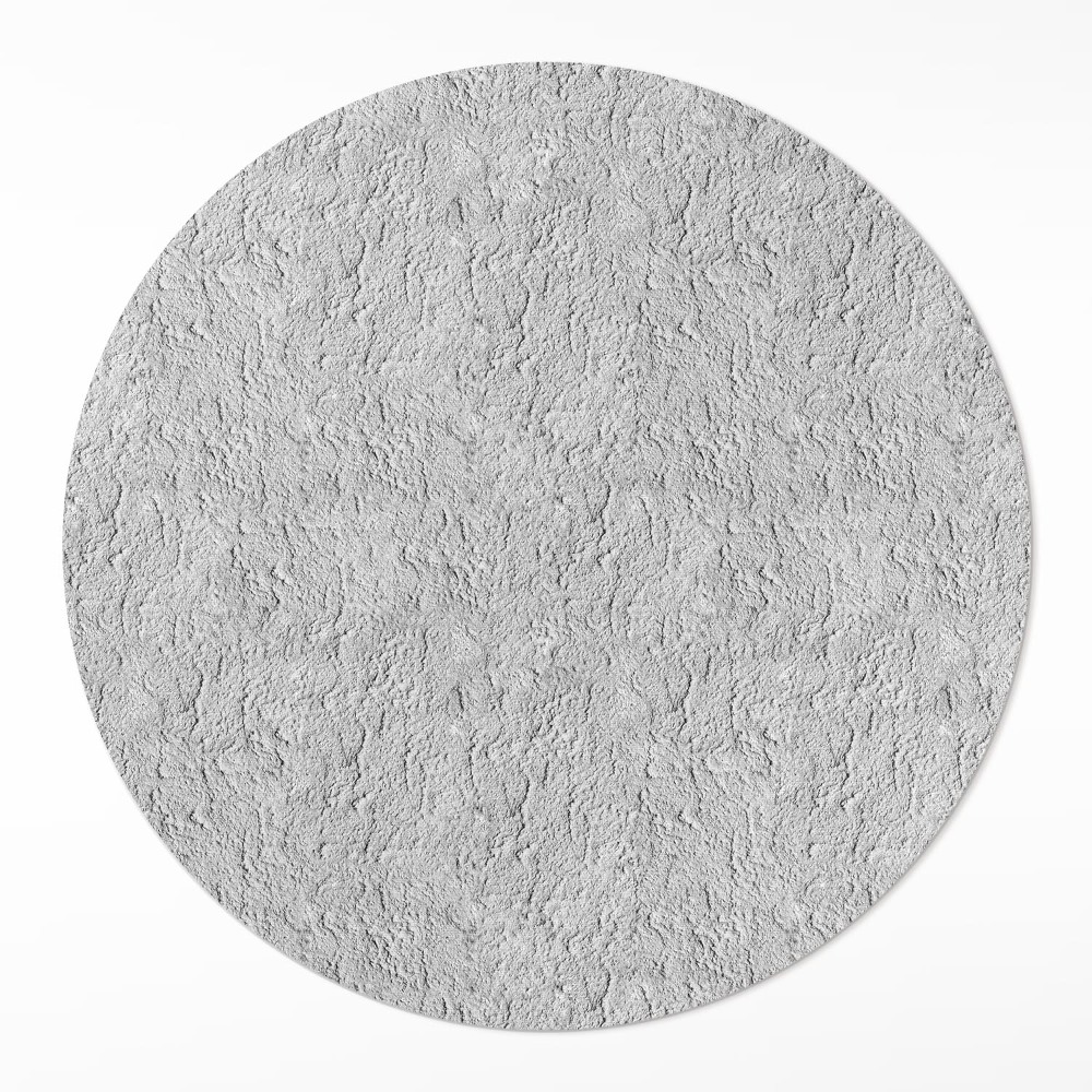Dywan winylowy okrągły Szorstka tekstura modny kamień