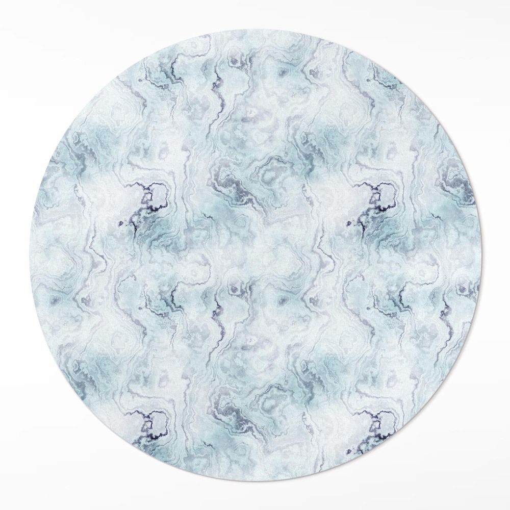 Dywan winylowy okrągły Rozlany tusz elegancka abstrakcja