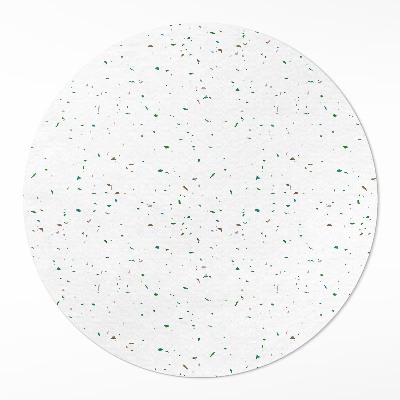 Dywan winylowy okrągły Drobny jasny gres ozdobny kamień