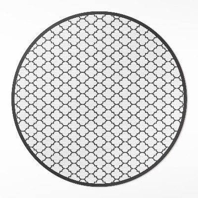 Dywan winylowy okrągły Elegancka mozaika stylowe kafelki