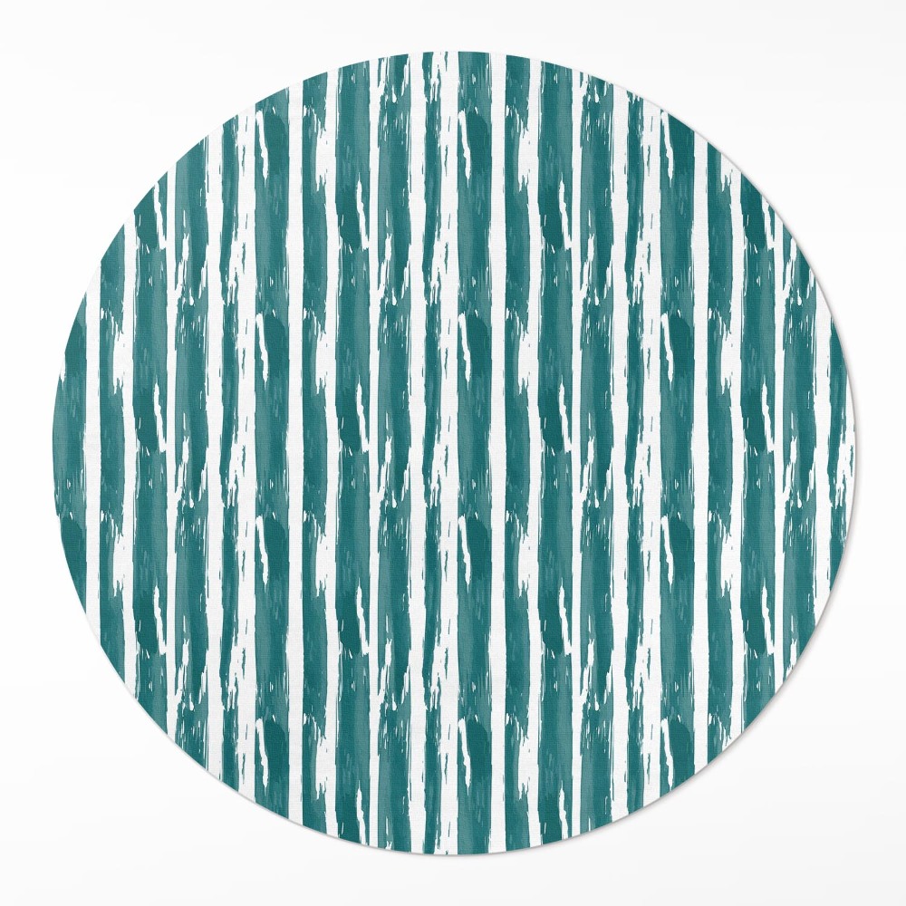 Dywan winylowy okrągły Abstrakcyjny wzór malowane linie