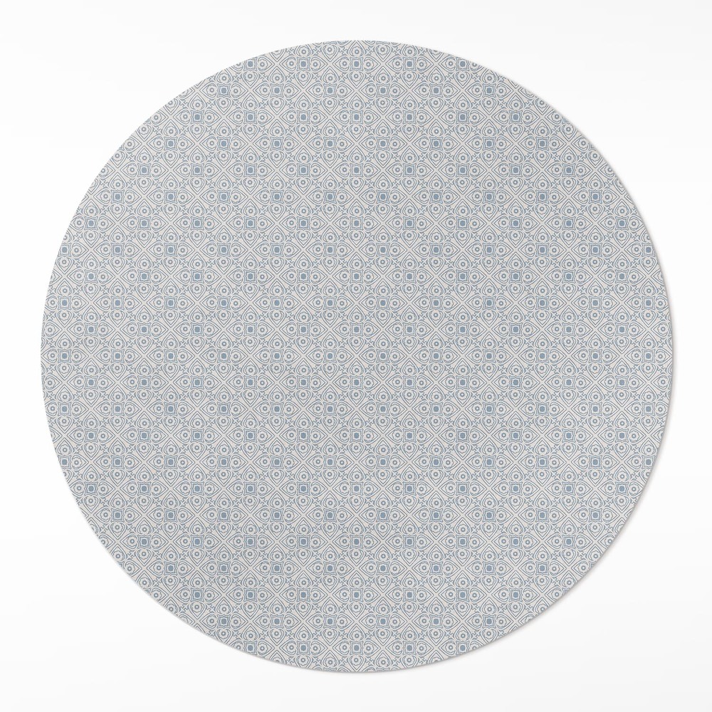 Dywan winylowy okrągły Drobna mozaika ornamentalne detale