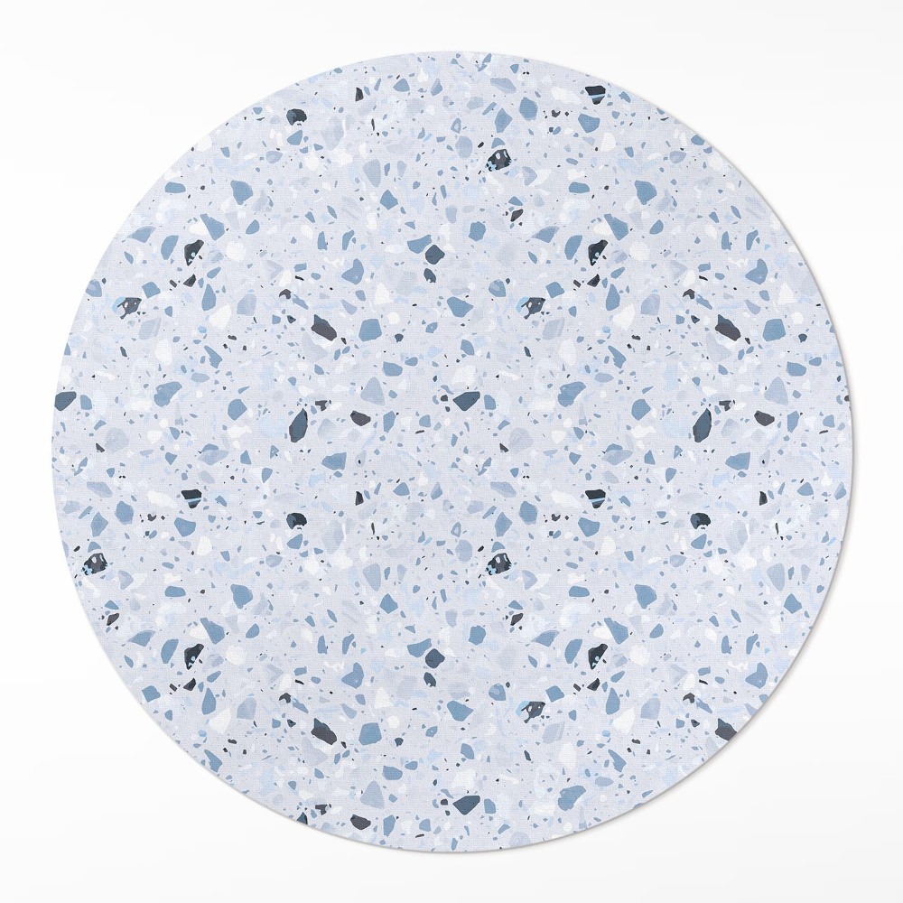 Dywan winylowy okrągły Kamienna płyta stylowy gres