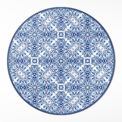 Dywan winylowy okrągły Portugalskie ornamentalne kafelki