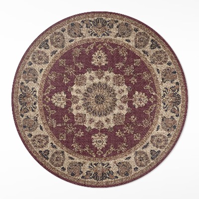 Dywan winylowy okrągły Elegancka perska harmonia