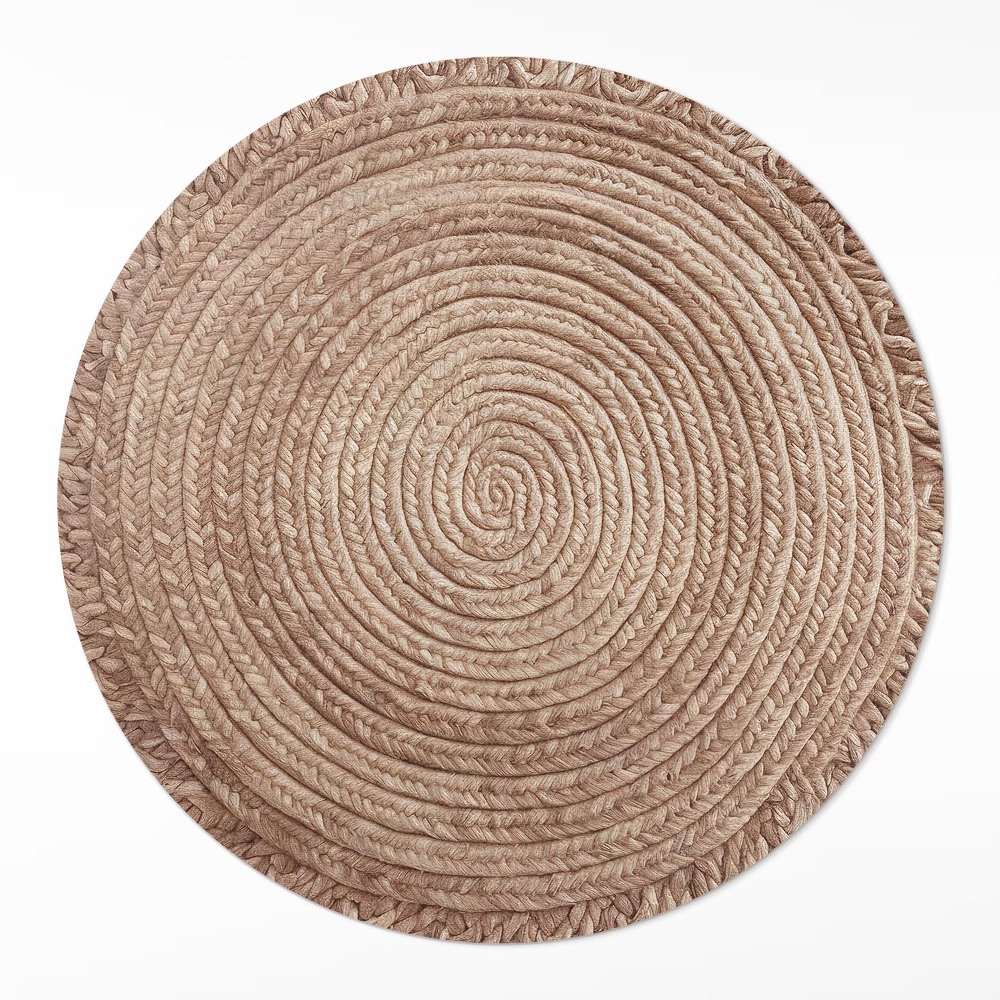 Dywan winylowy okrągły Sznurkowe kompozycje