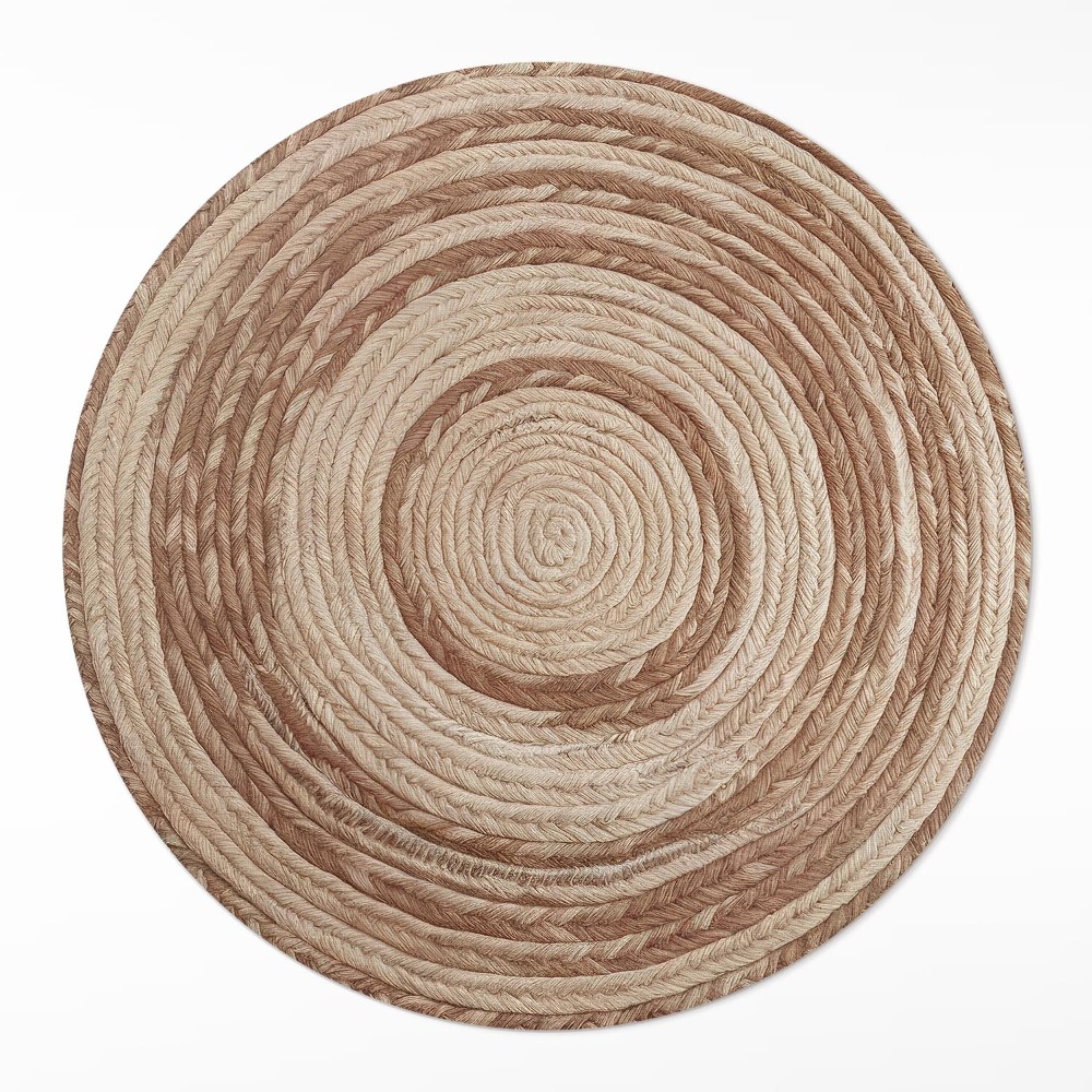 Dywan winylowy okrągły Zakręcony sznurek