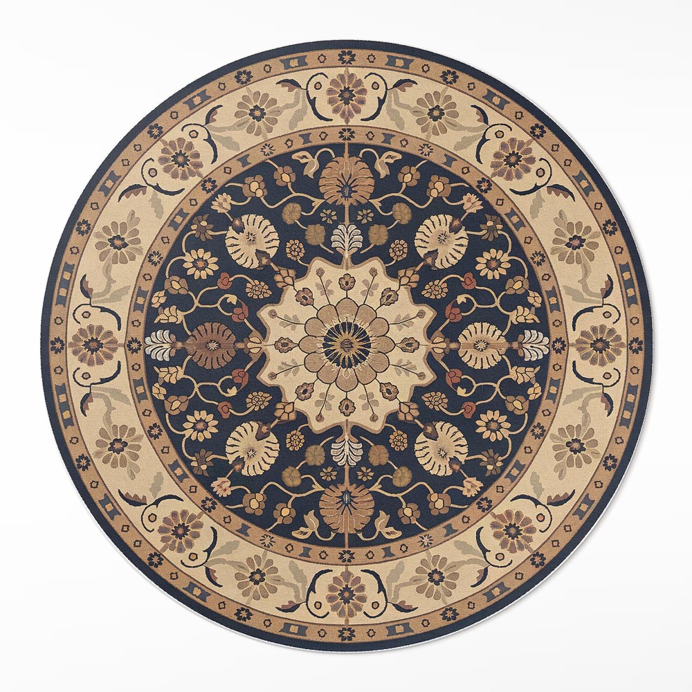 Dywan winylowy okrągły Botaniczne wspomnienie