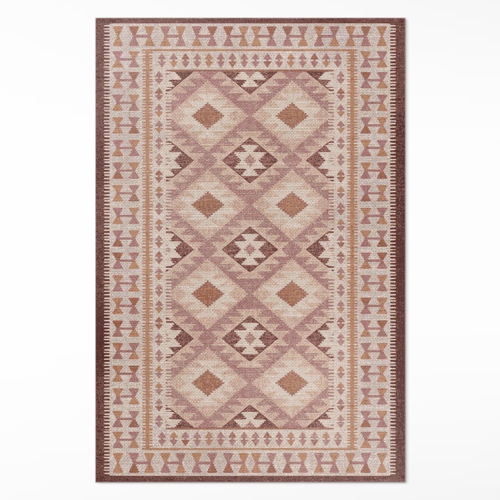 Dywan winylowy Vintage wzór dekoracyjna imitacja tkaniny