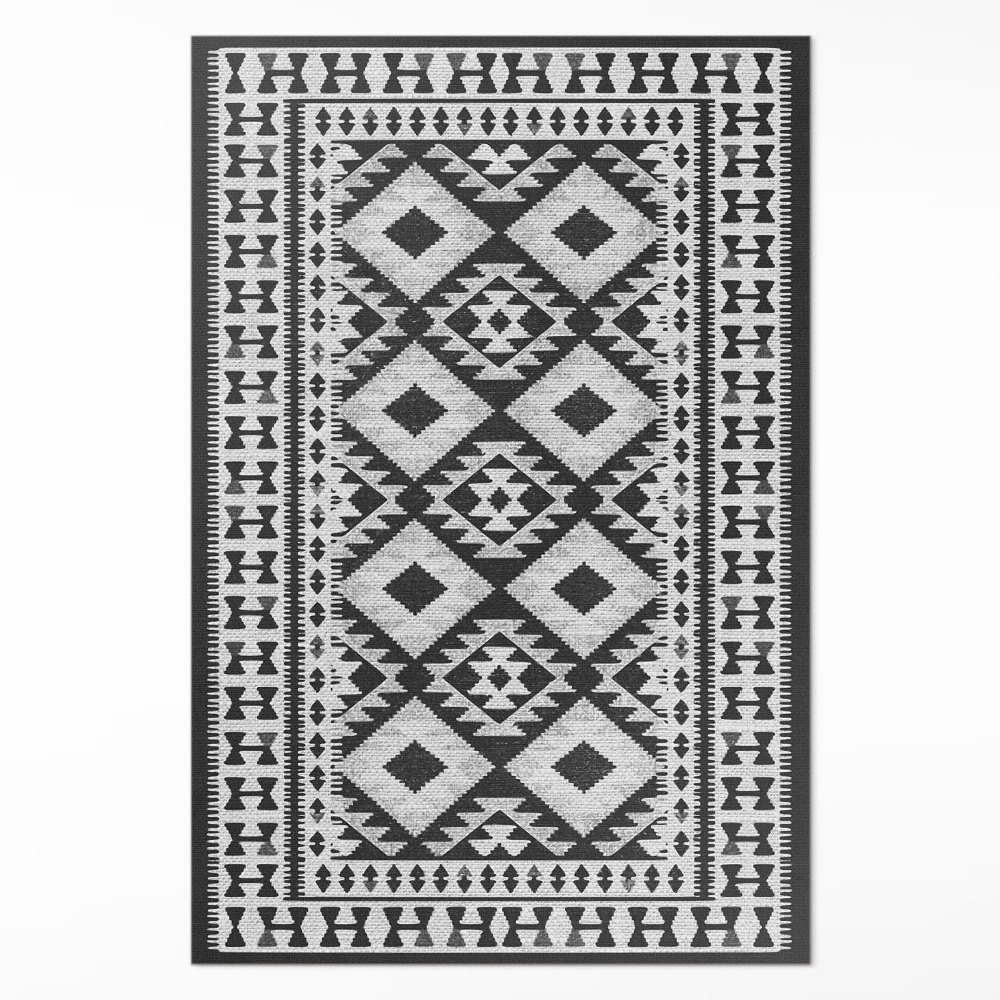 Dywan winylowy Retro vintage wzór imitacja tkaniny