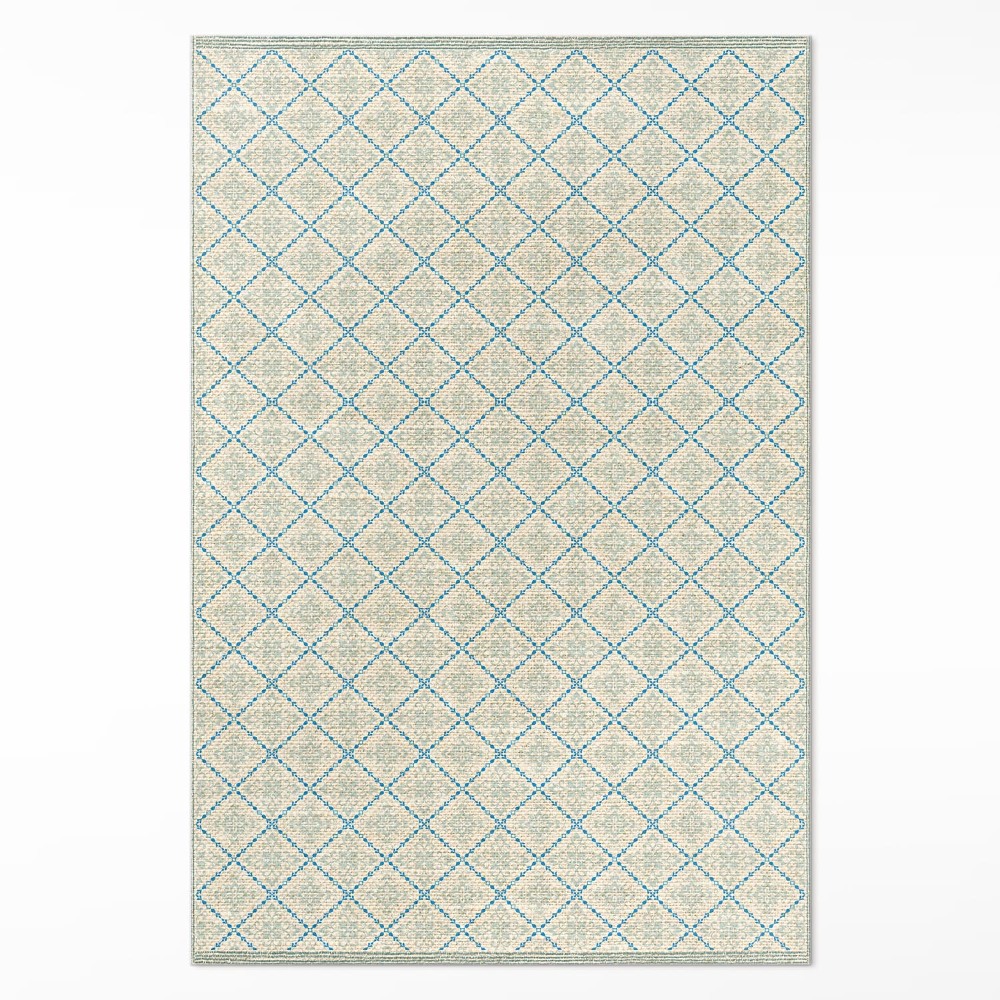 Dywan winylowy Geometryczne linie imitacja tkaniny