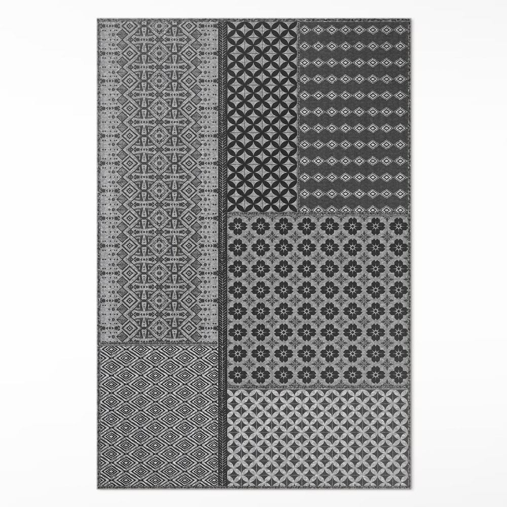 Dywan winylowy Aztecki styl imitacja wzorzystej tkaniny