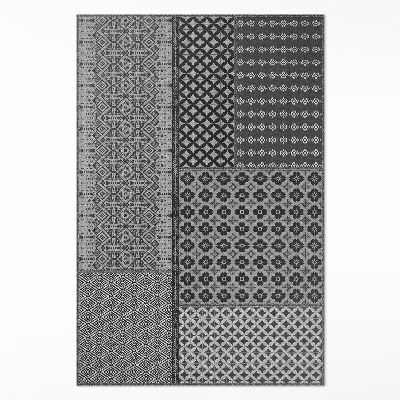 Dywan winylowy Aztecki styl imitacja wzorzystej tkaniny